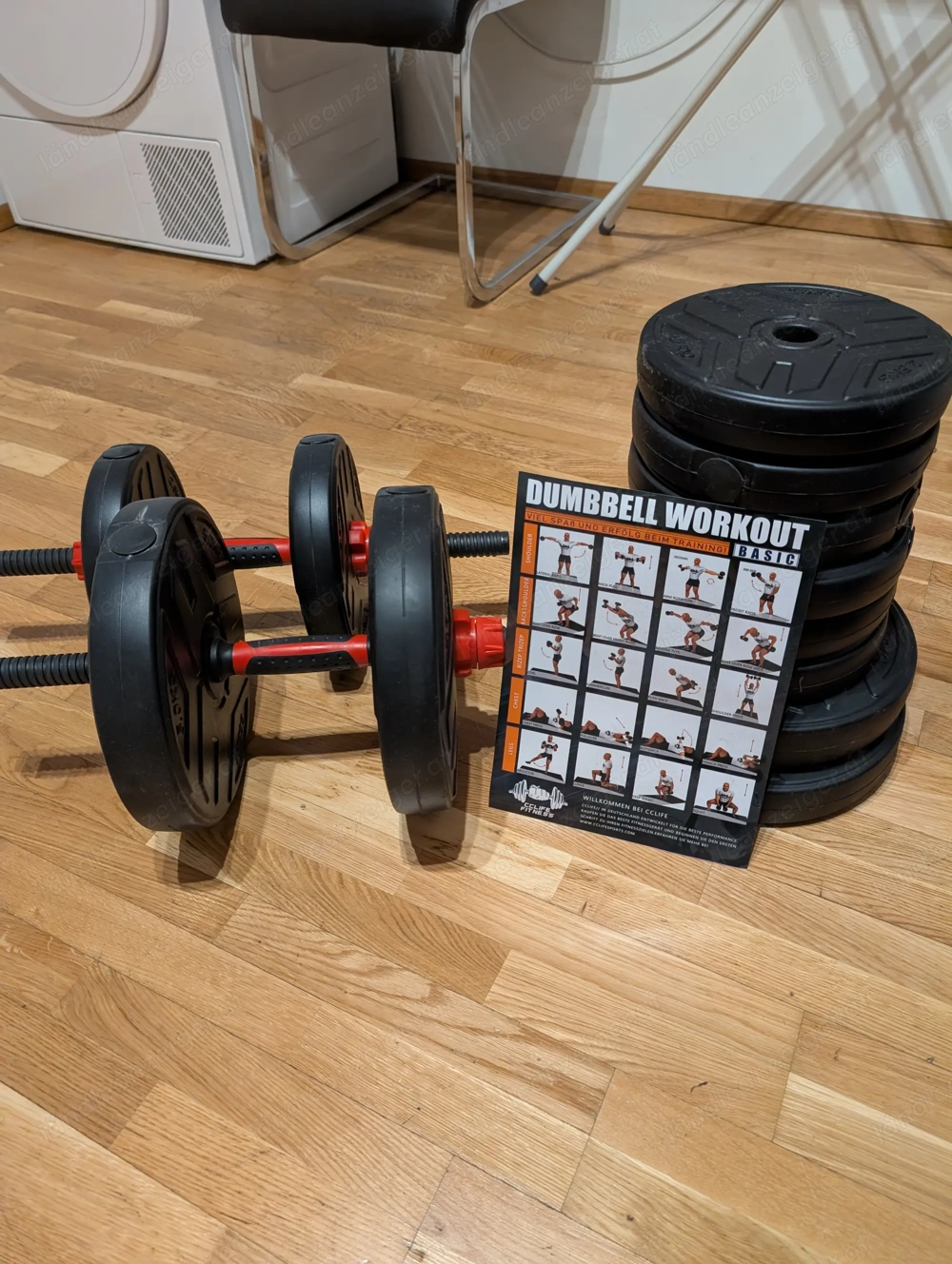 Hanteln mit verschiedenen Gewichten