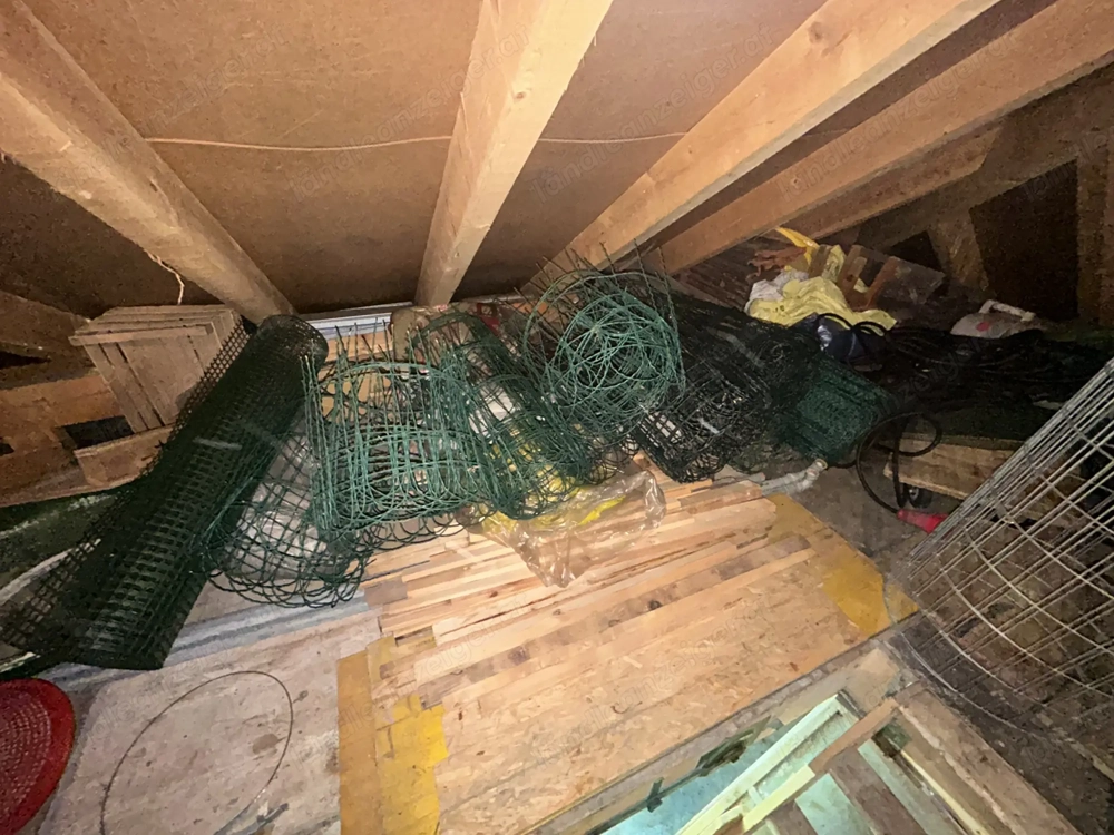 H+S Ziergitter Zaun Draht grün beschichtet Konvolut