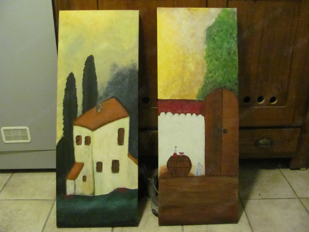 Bilder verschiedene Öl und Papier