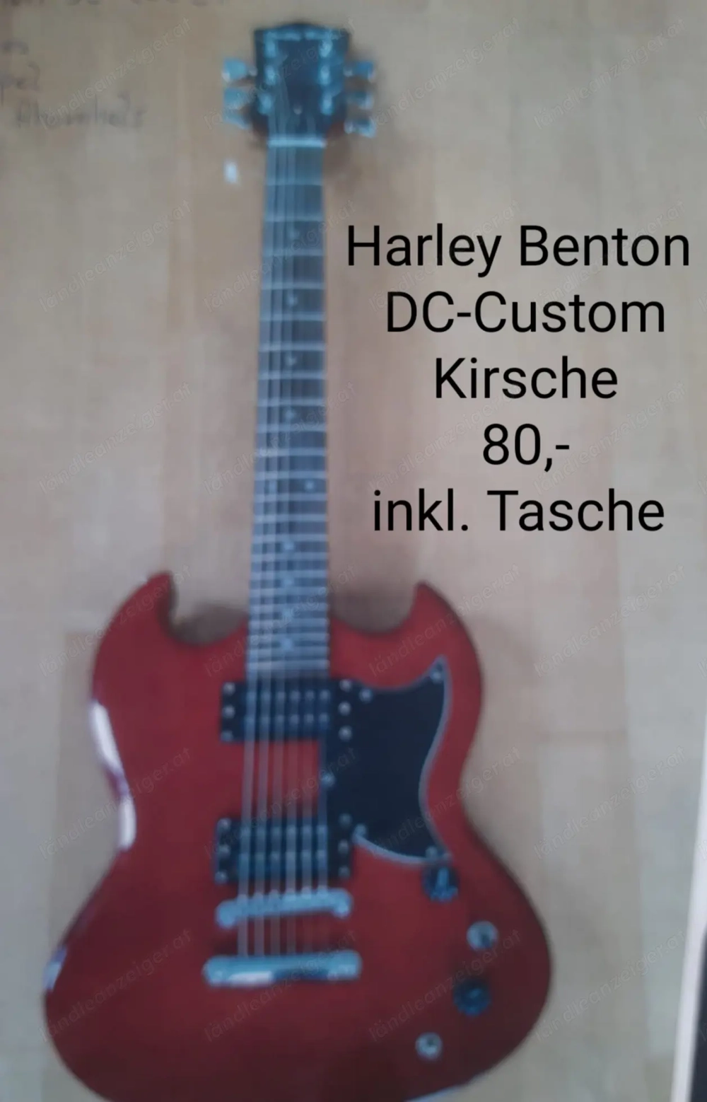 Gitarre, Zubehör:  Alles neuwertig!