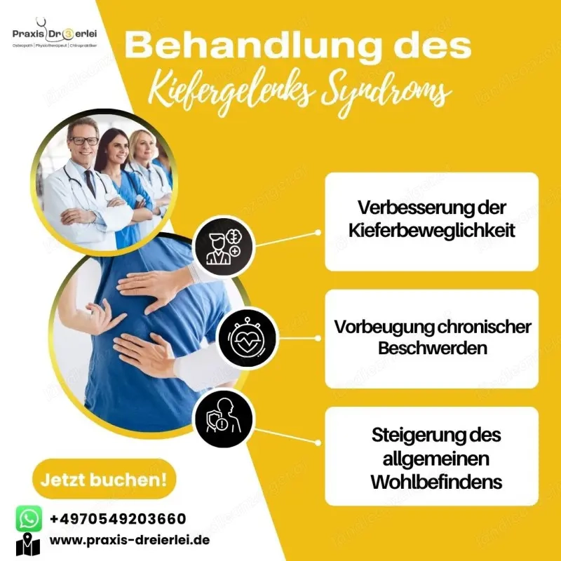 Behandlung des Kiefergelenks Syndroms