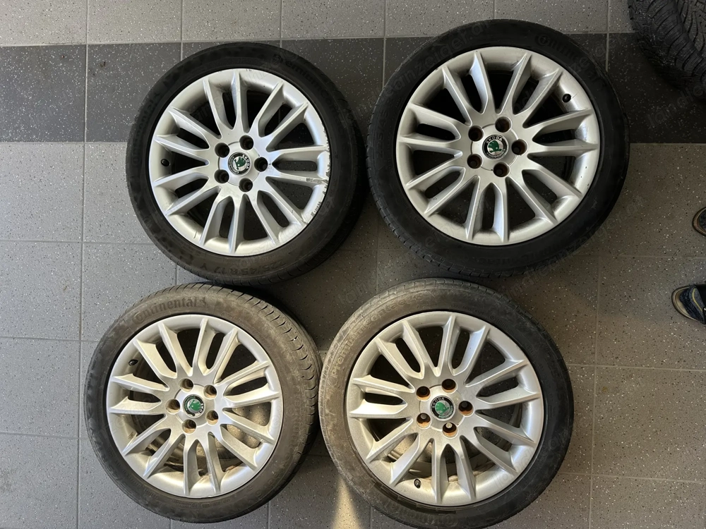 Alu Kompletträder Skoda 17 Zoll