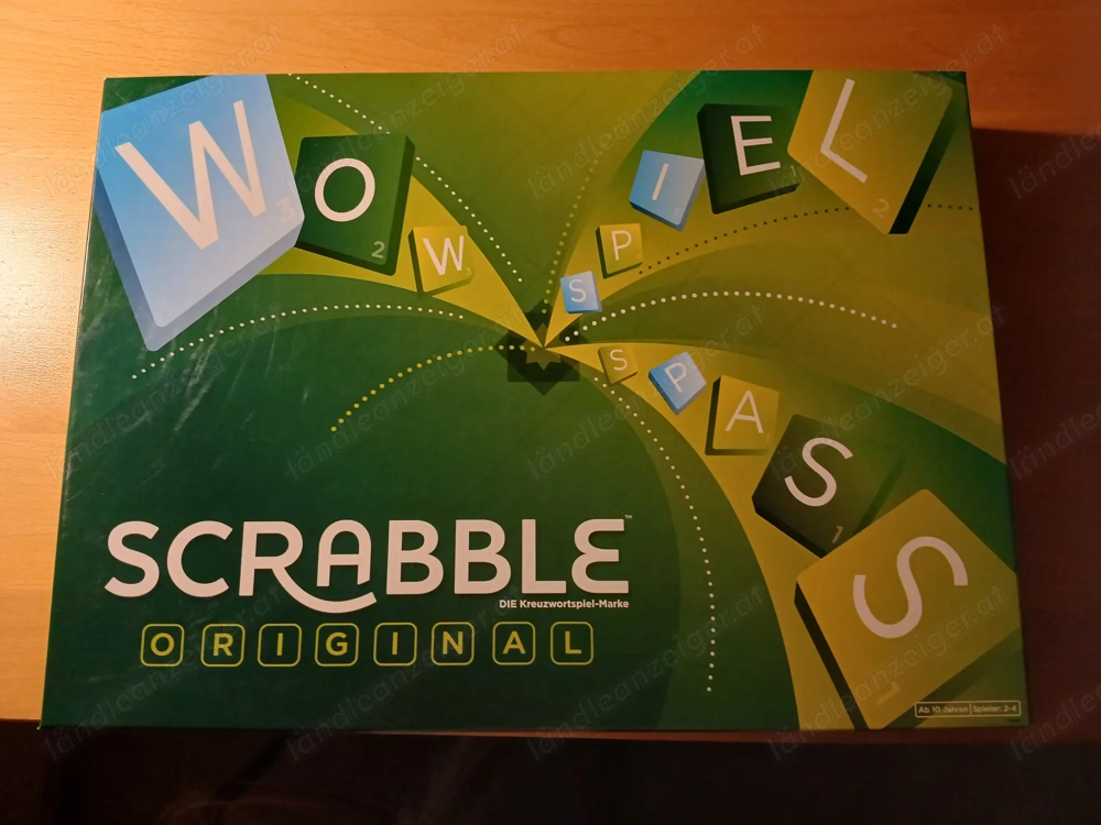 Neues, Orginal Scrabble Kreuzwortspiel