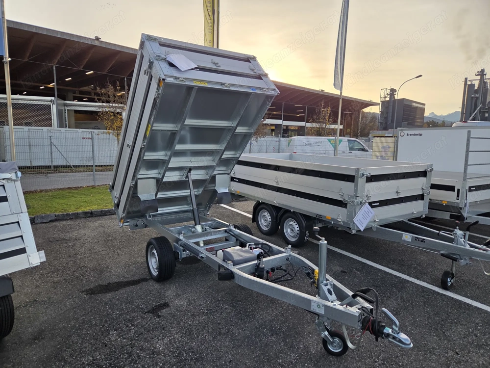 Brenderup Kipper - Kippanhänger mit Bordwandaufsatz - NEU -Winteraktion !