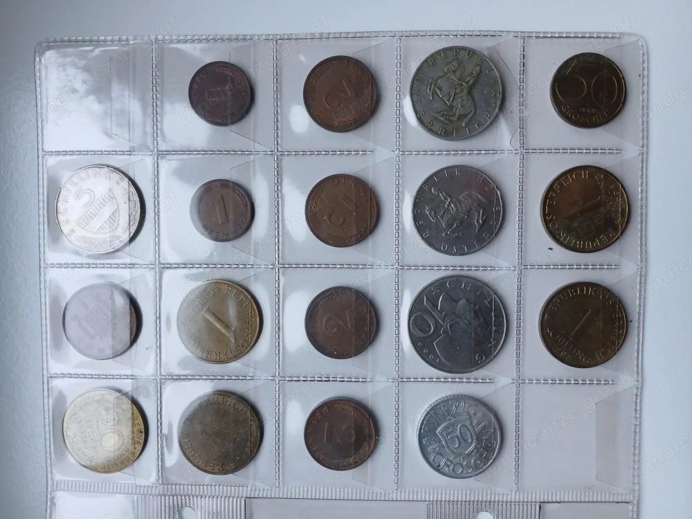 Österreichische und andere Münzen