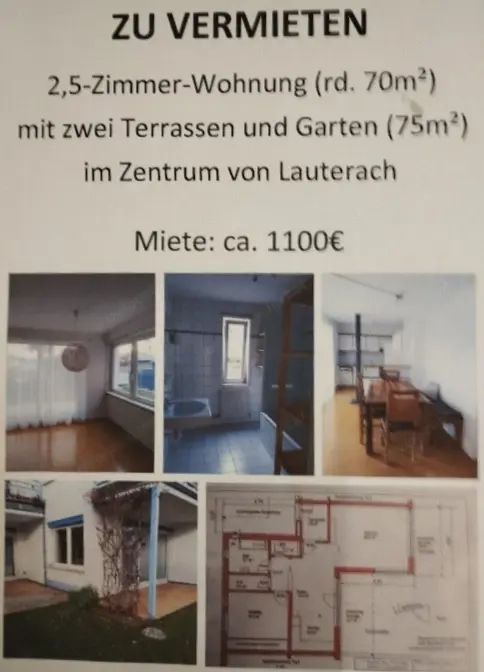 2,5 Zimmer-Gartenwohnung in Lauterach 