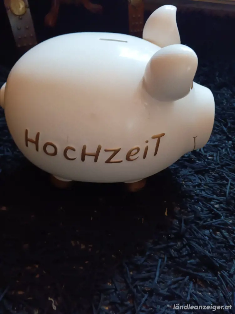 Hochzeitssparschwein 37 cm