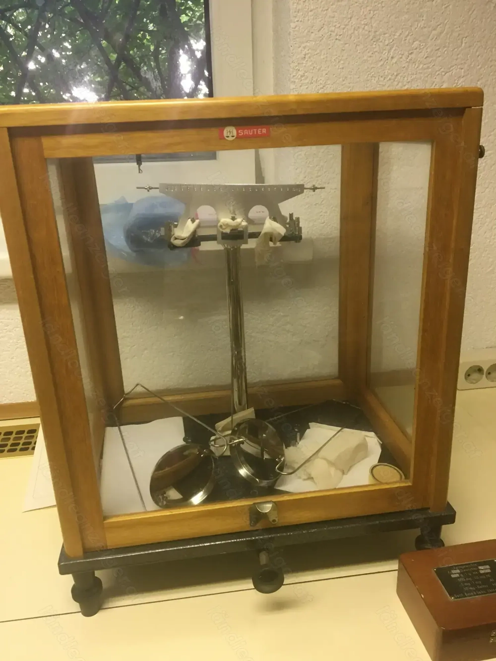 Apothekerwaage Analysenwaage Feinwaage SAUER Vintage