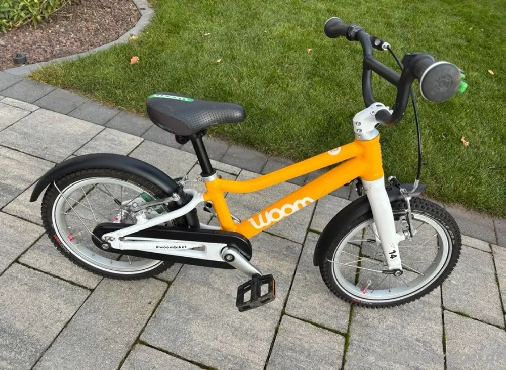 Woom2 kinderfahrrad in gelb