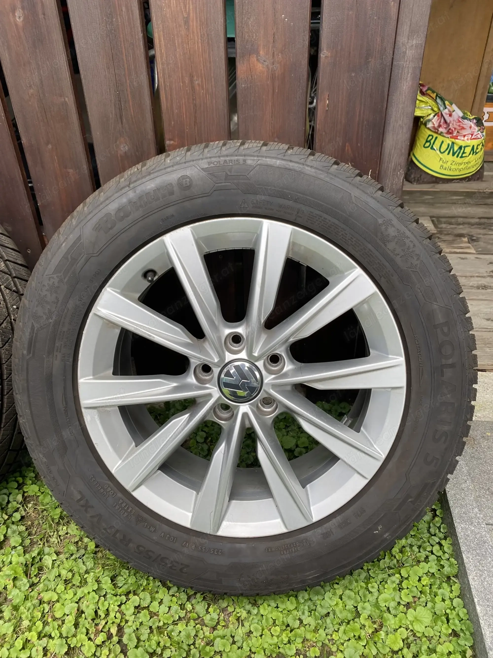Alufelgen mit Winterreifen