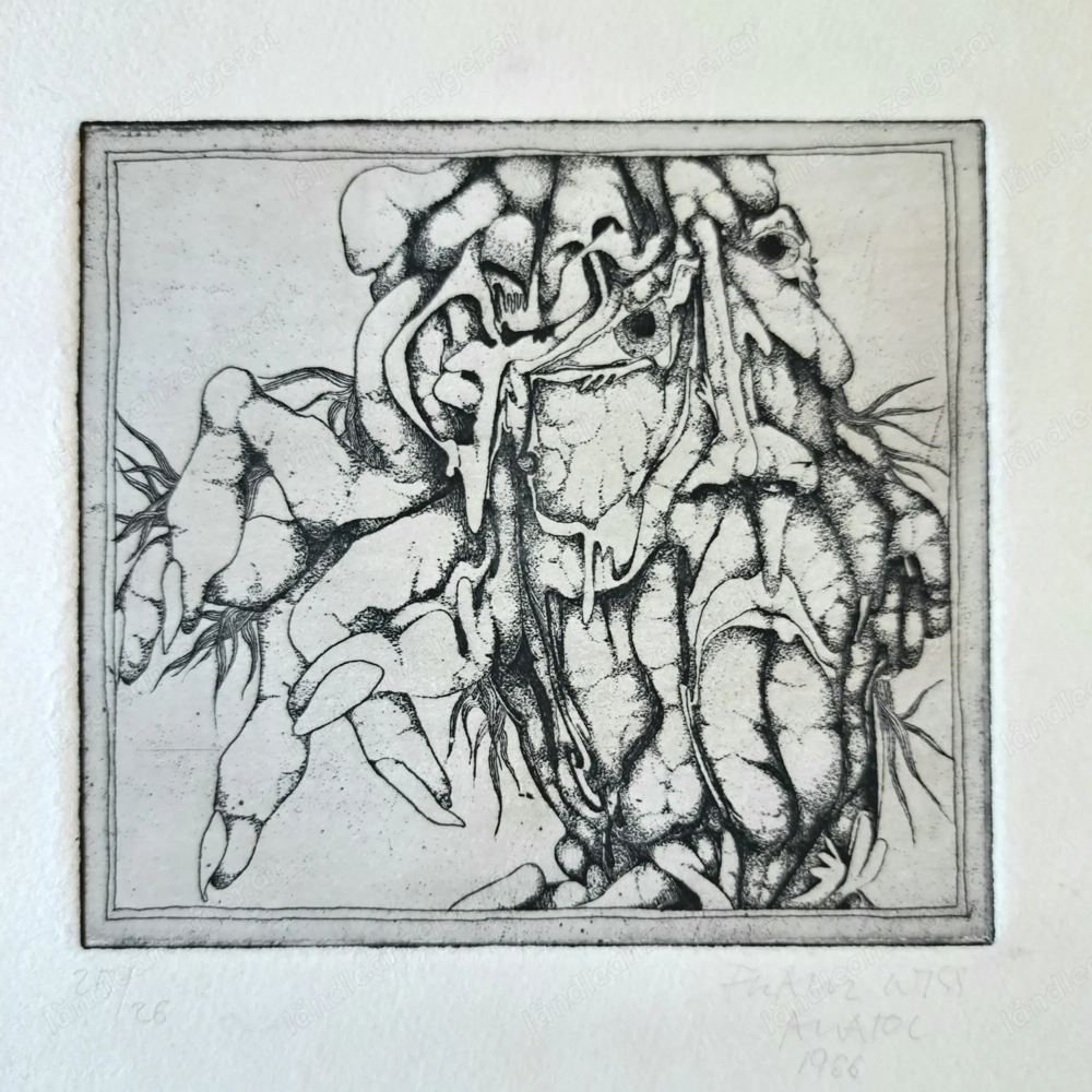 Franz Anatol Wyss - Radierung