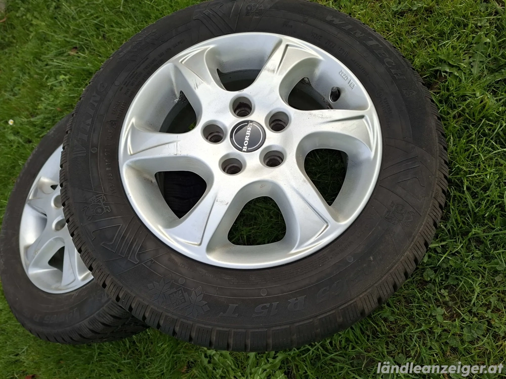 Borbet Felgen Winterreifen 195 65 - R 15 VW Audi 5x112
