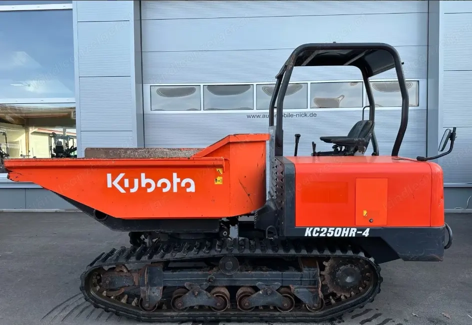 Kubota KC 250 HR Kettendumper Raupendumper Dumper Dreh-Kippmulde