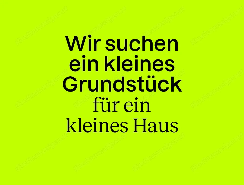 Interesse, ein GRUNDSTÜCK zu teilen?