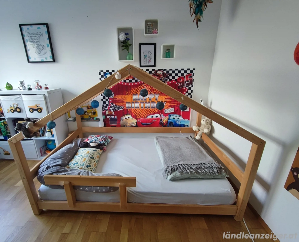 Kinder Hausbett 120x200