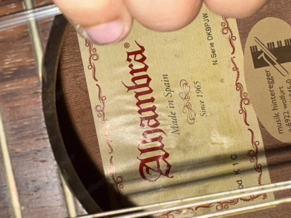 Kindergitarre Alhambra