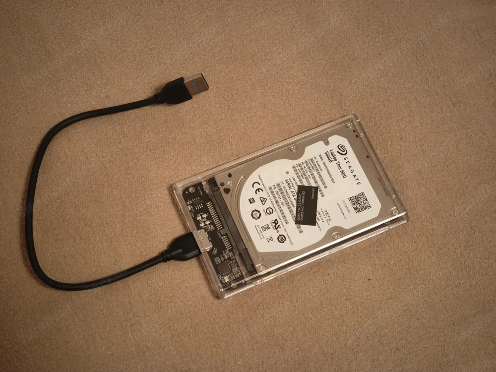 Externe slim Festplatte 2,5  500GB Seagate