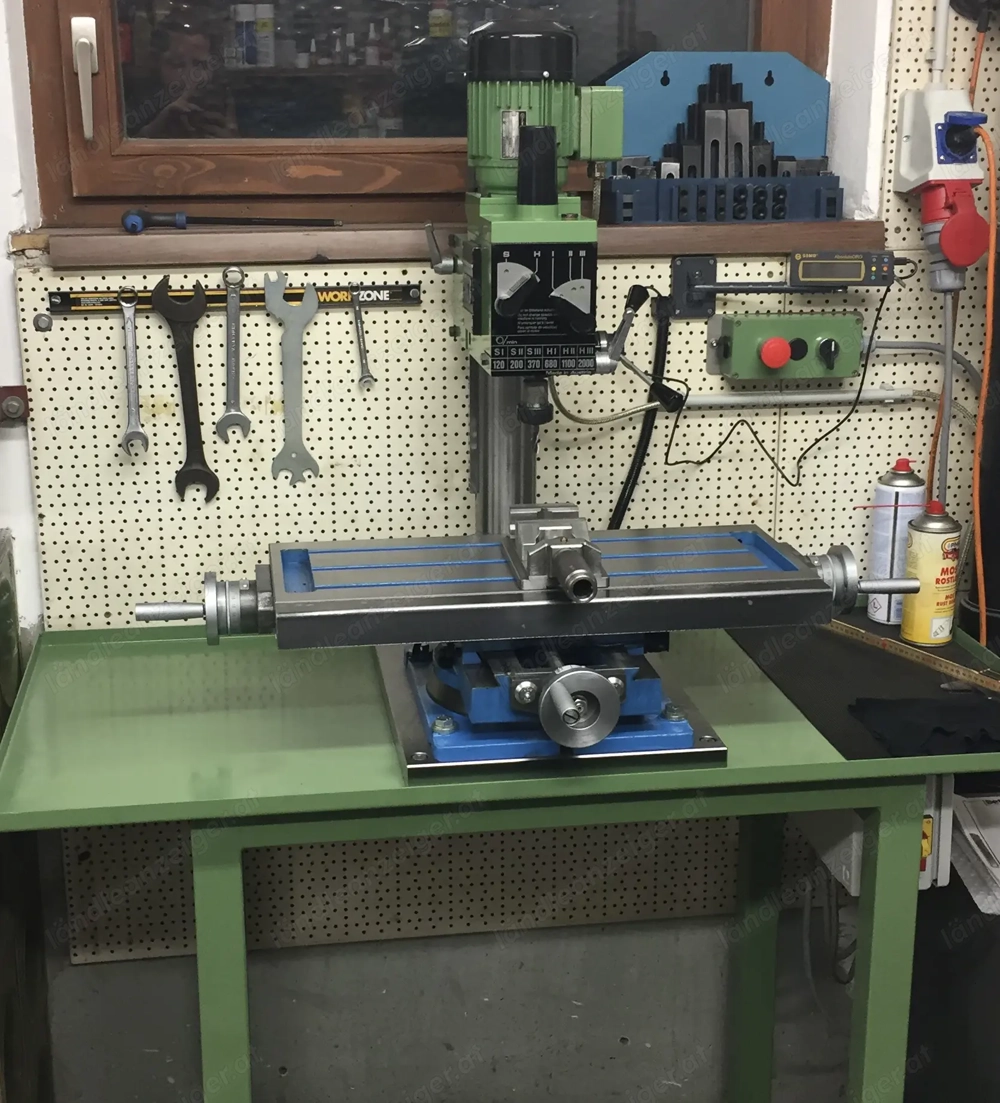 Emco FB2 Frässäule mit Kreuztisch 