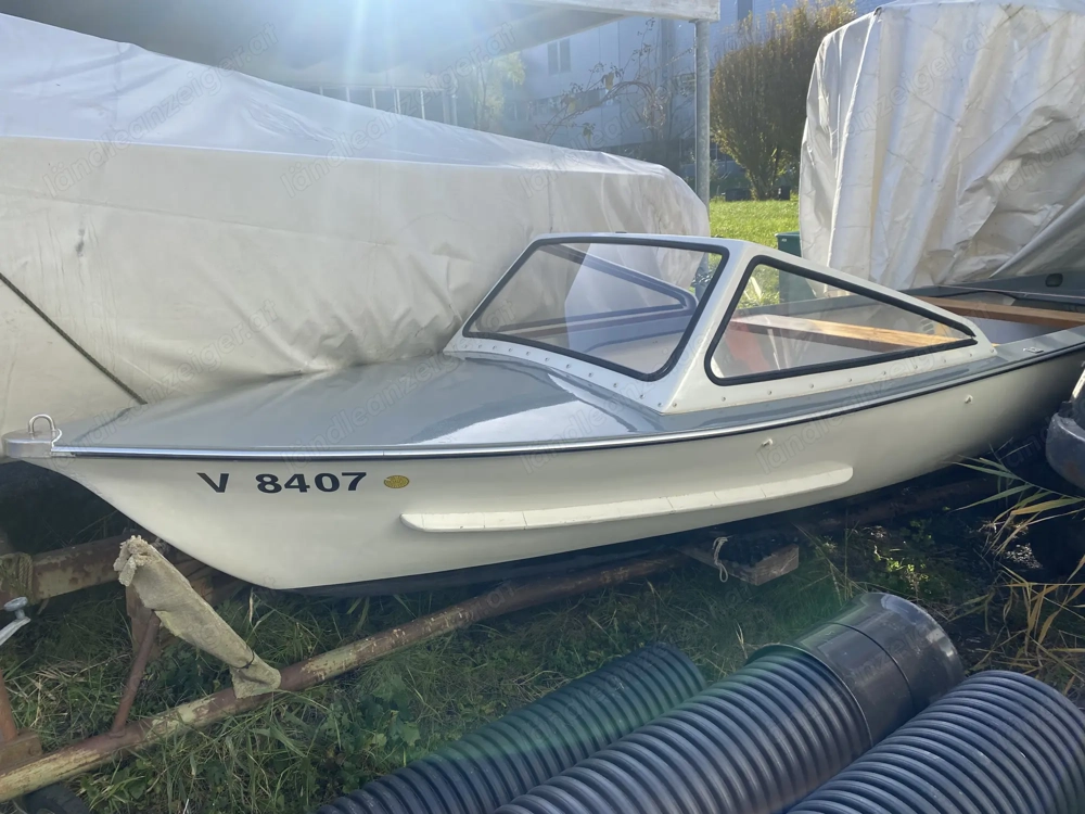 Gondel, Hartmann, Bodenseezulassung Fischerboot Badeboot