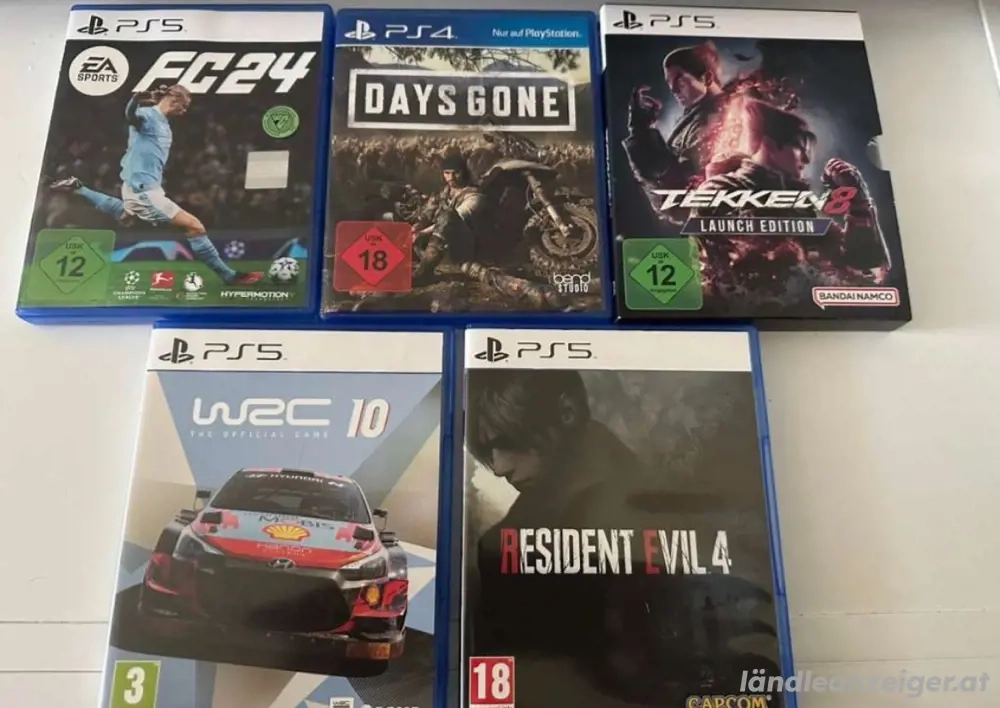 PlayStation 5 disk version. 13 spiele praktisch neu 