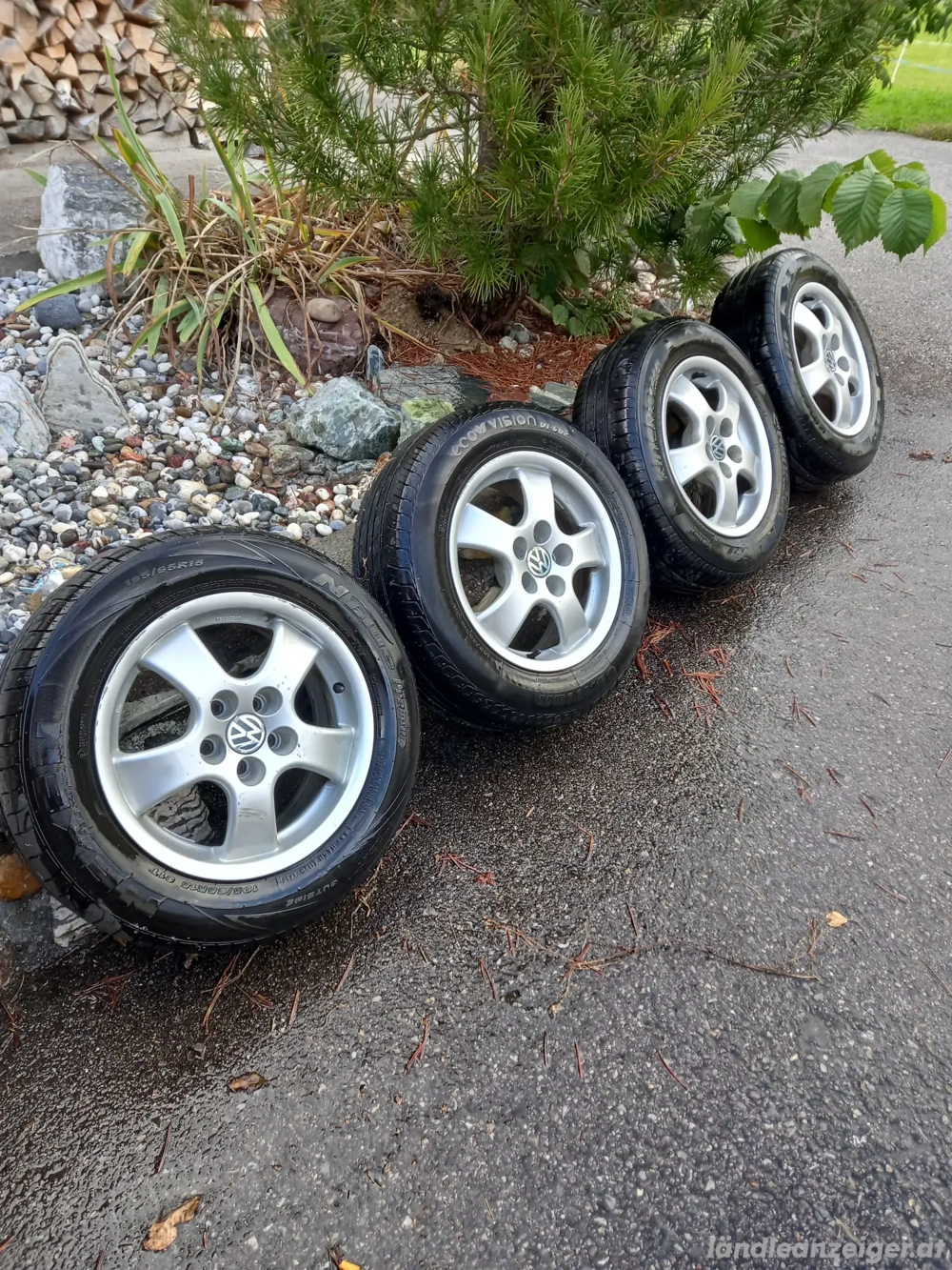 verkaufe Alufelgen 4er Golf 