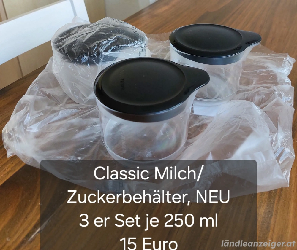 Milch Zucker Tupperware NEU
