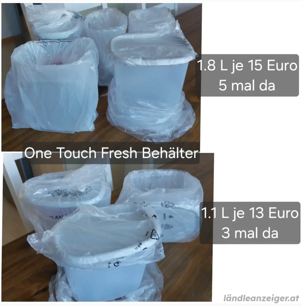 One Touch Fresh Tupperware NEU