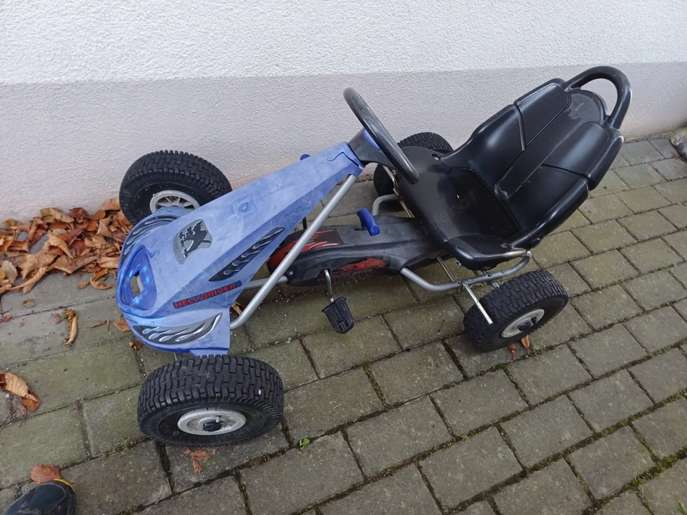 Gokart in blau 