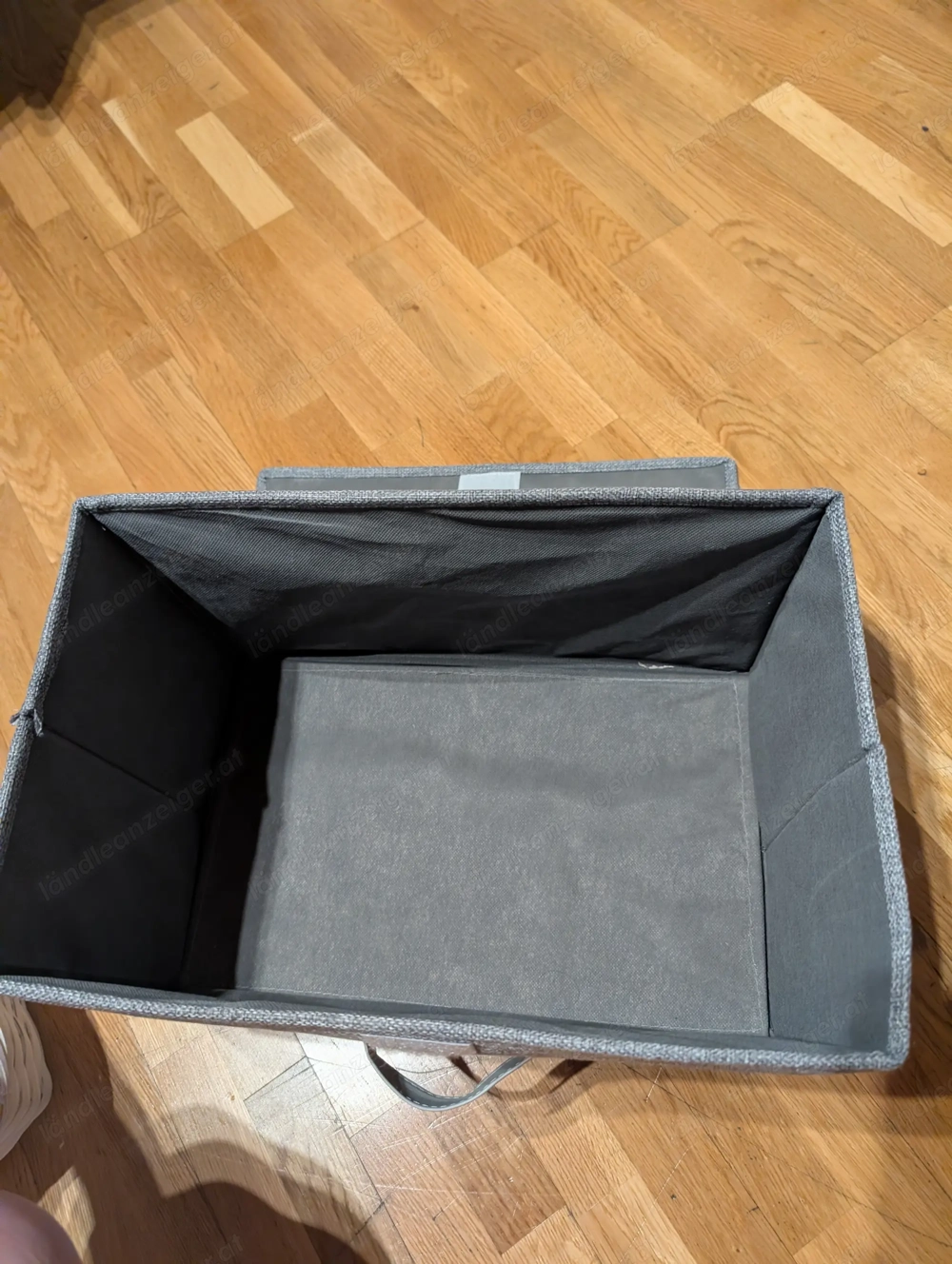 Aufbewahrungsboxen aus Stoff 3x