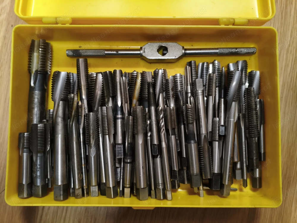 Gewindeschneider Konvolut m. Windeisen (+ Radienlehre gratis dazu)