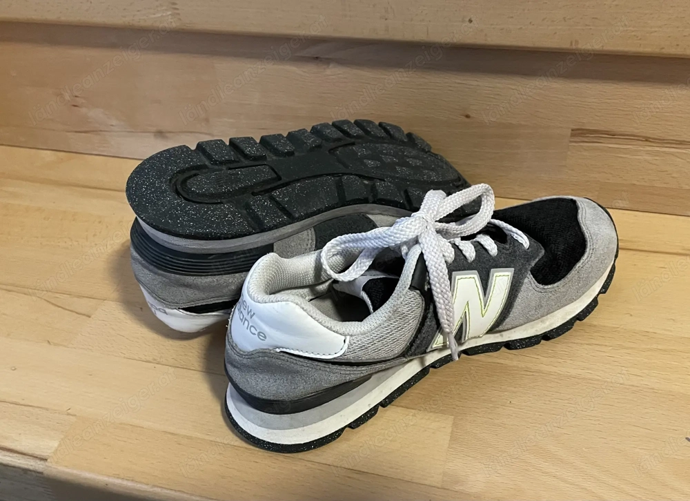 New Balance Weiß-Schwarz Gr. 37,5
