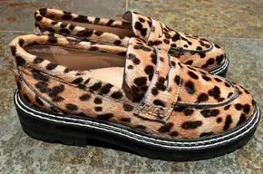 Loafer (neuwertig!!!) mit Leopardenmuster, Größe 37 zu verkaufen