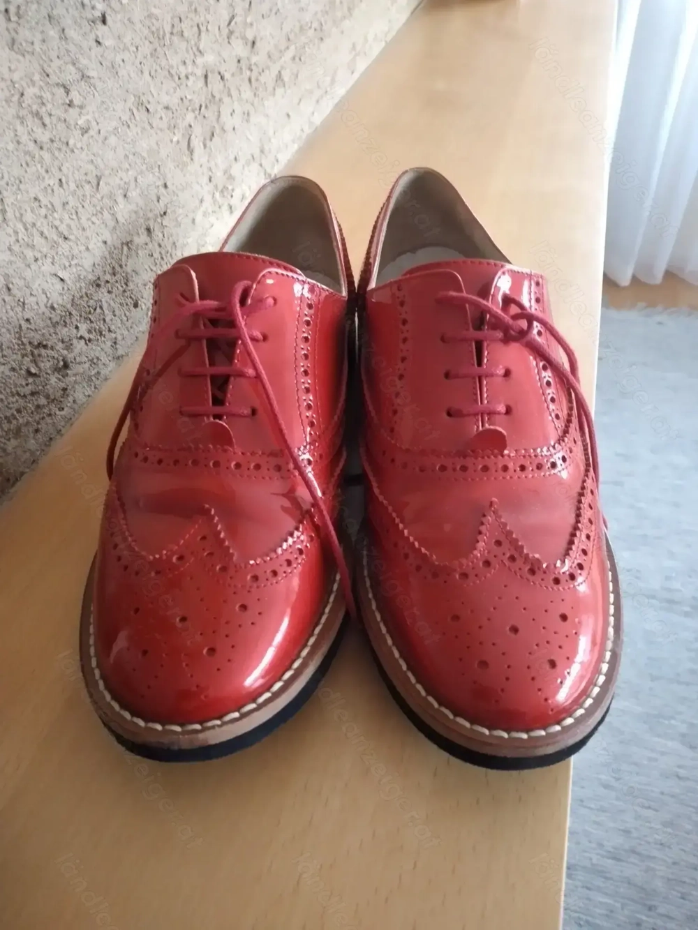 rote Lackschuhe, Gr. 38, wie neu