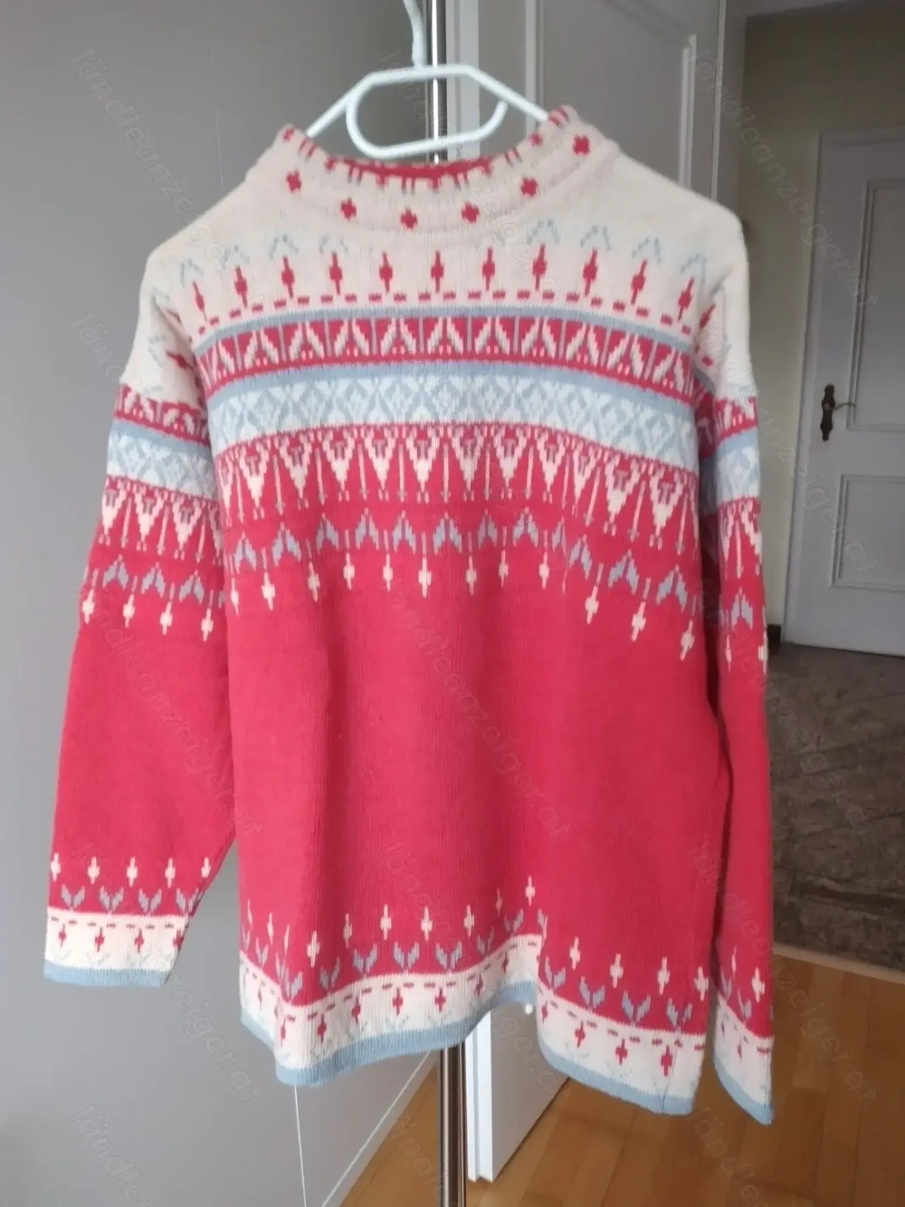 Norweger-Pullover, Gr 40, Muster rundum