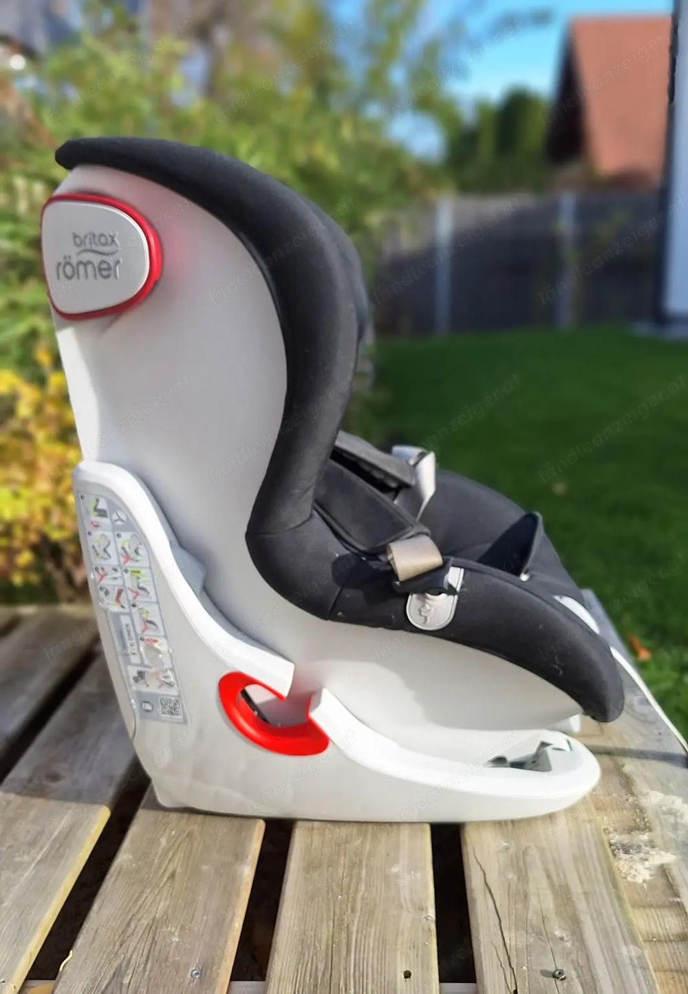 schwarzer Kindersitz Britax Römer King II LS