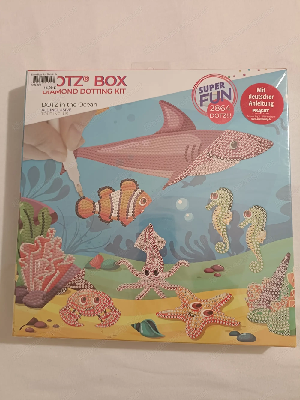 Perlen Bild zum Basteln für Kinder 