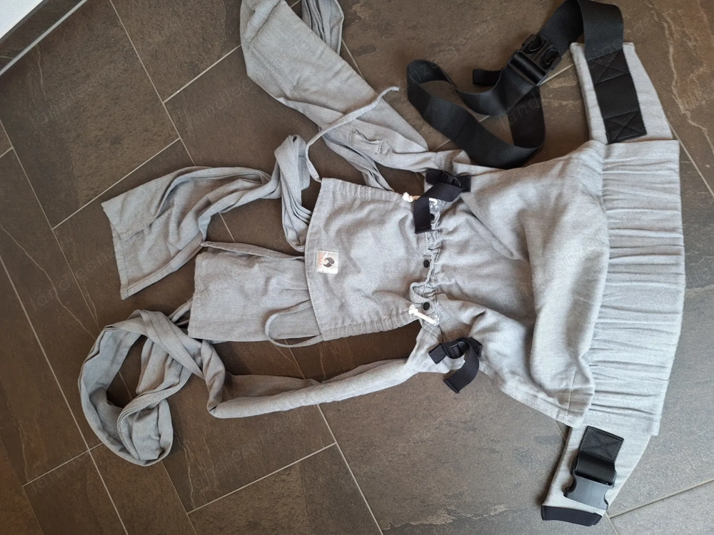 Verkaufe Babytrage in Grau