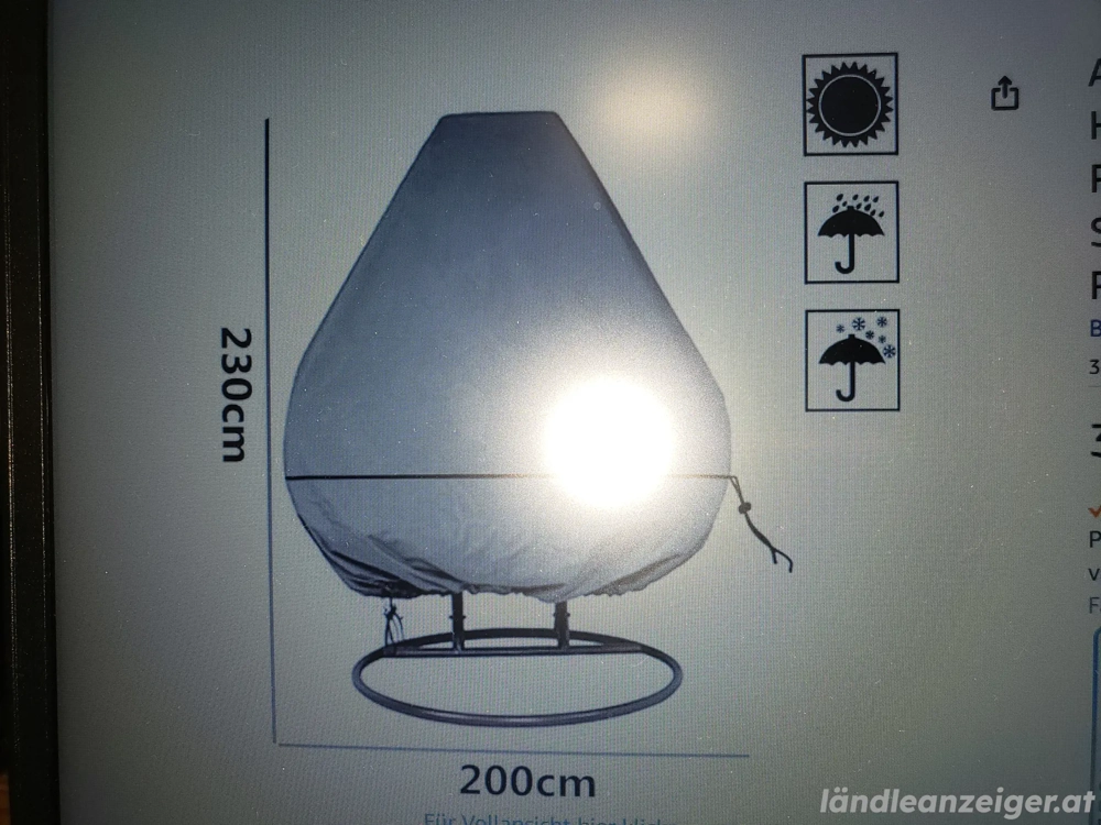 Abdeckung für Hängesessel