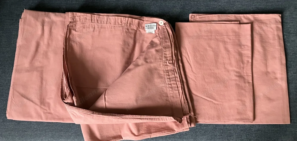 Bettwäsche Perkal Bio Baumwolle 2 Garnituren 