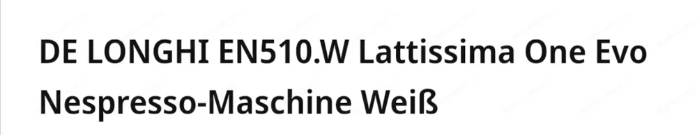 Nespresso Kapselmaschiene 