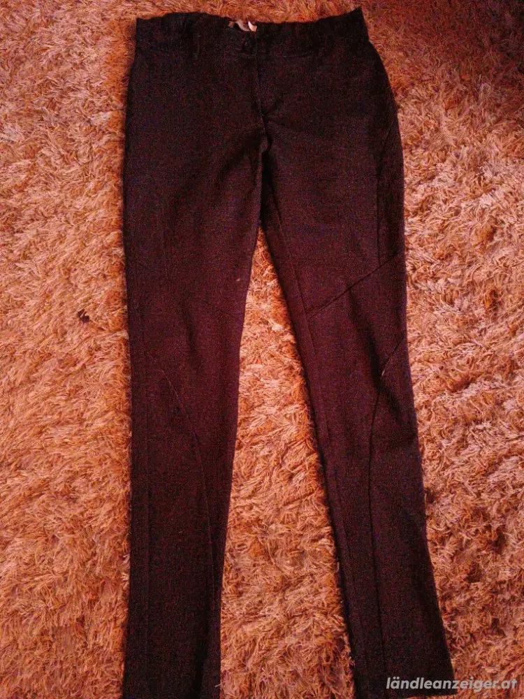 Stretch Stoffhose schwarz 164