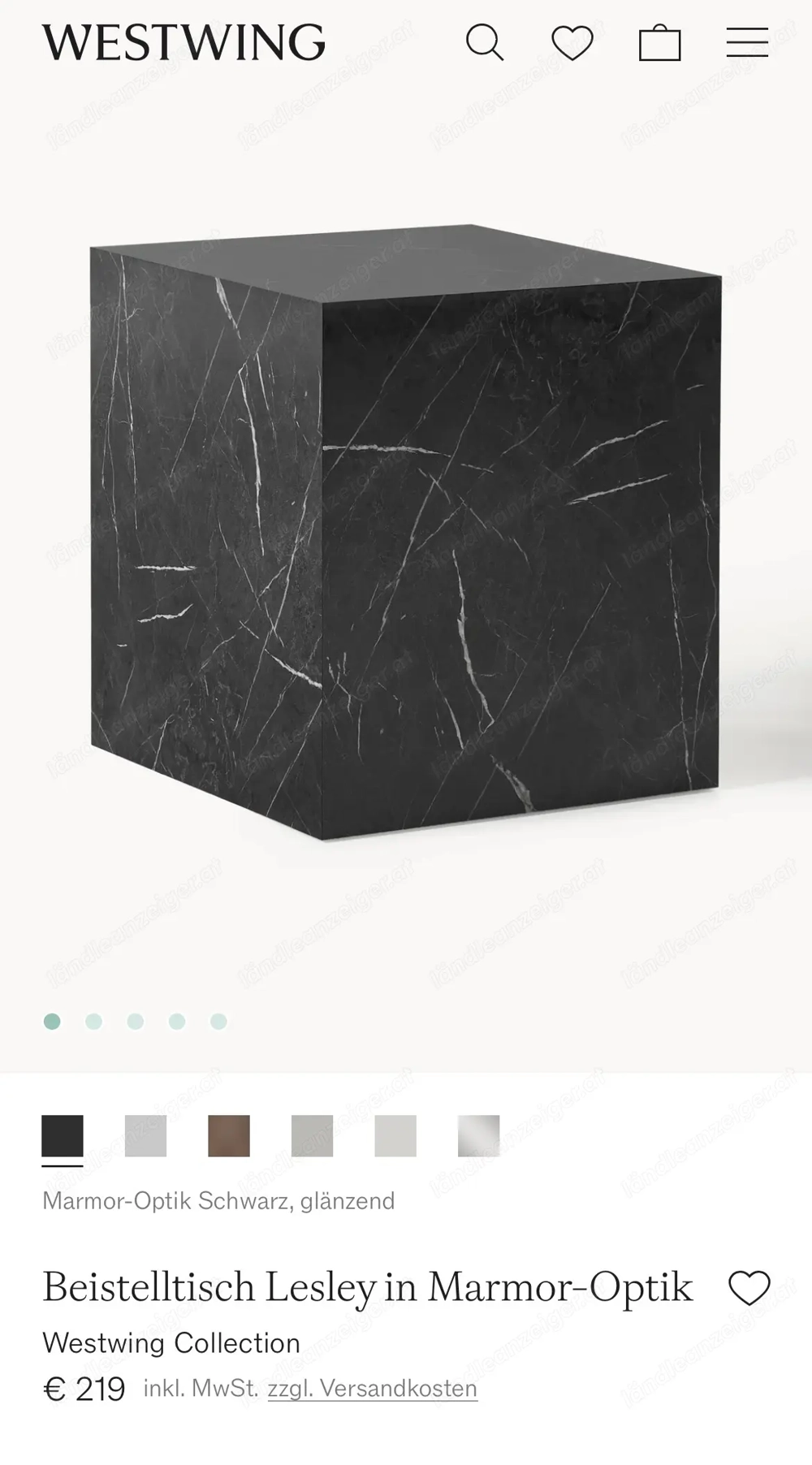 Couchtisch Beistelltisch Westwing Lesley