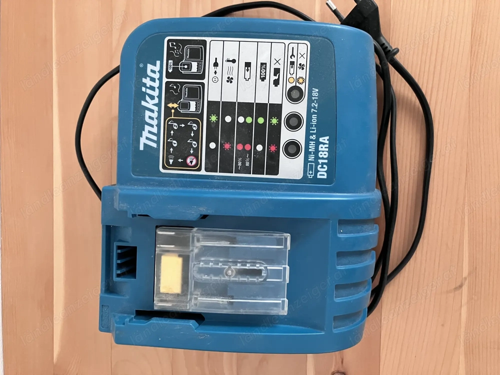 Makita Ladegerät als Ersatz fürs Auto oder die Baustelle, Garage, Keller ...