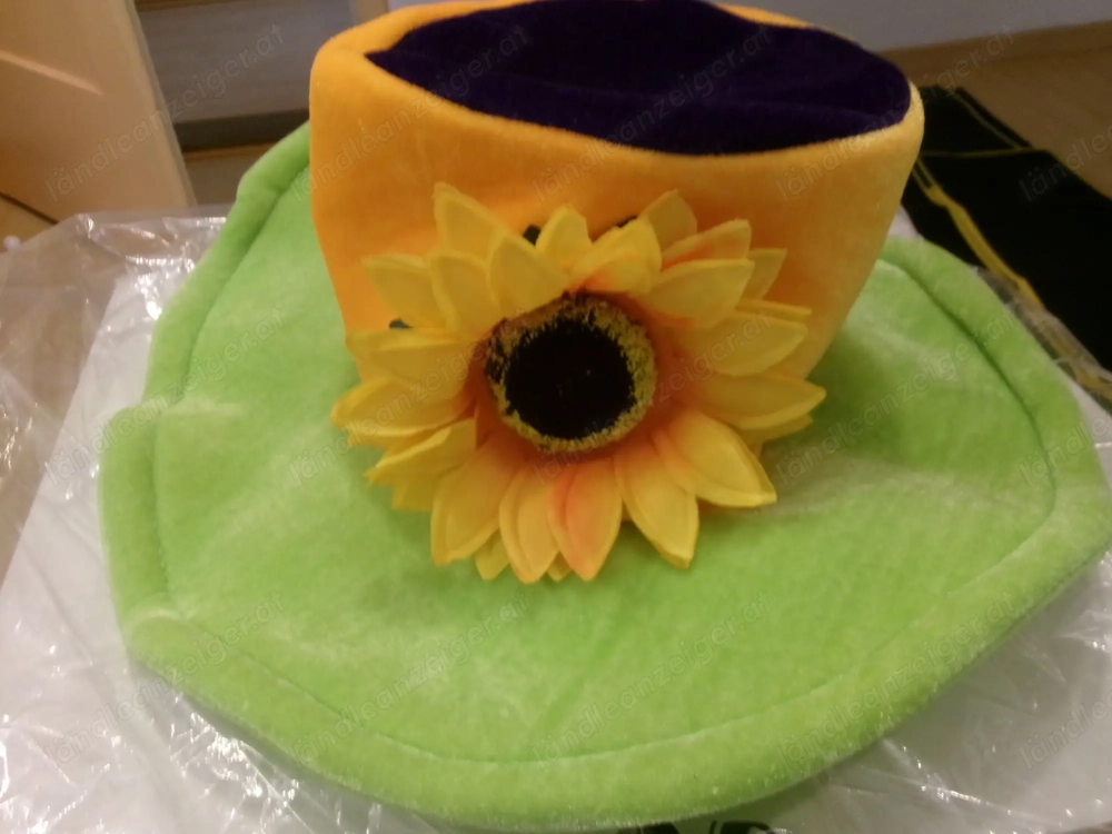 Faschinskostüm grüner Anzug + Hut 