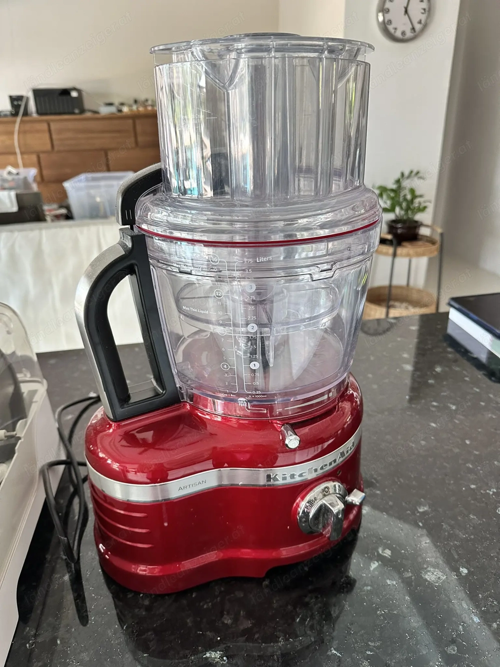 KitchenAid 4.0 L Food Processor in rot