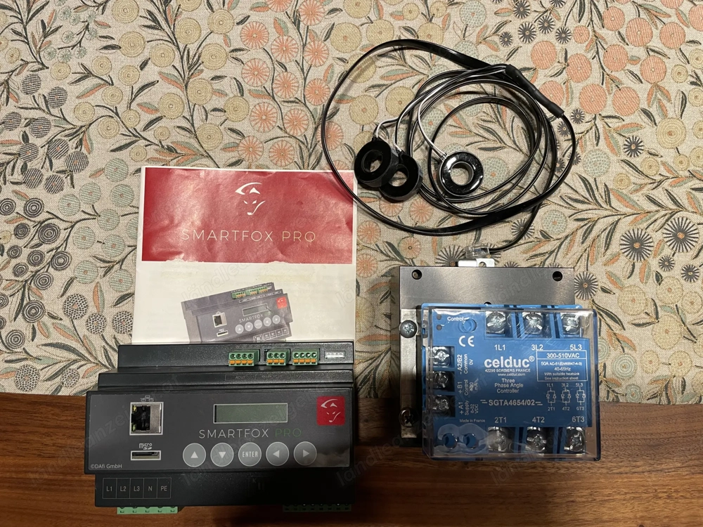 Smart Fox Pro mit Stromwandlern und Triacmodul 3 Phasig, Boilersteuerung PV Überschuss
