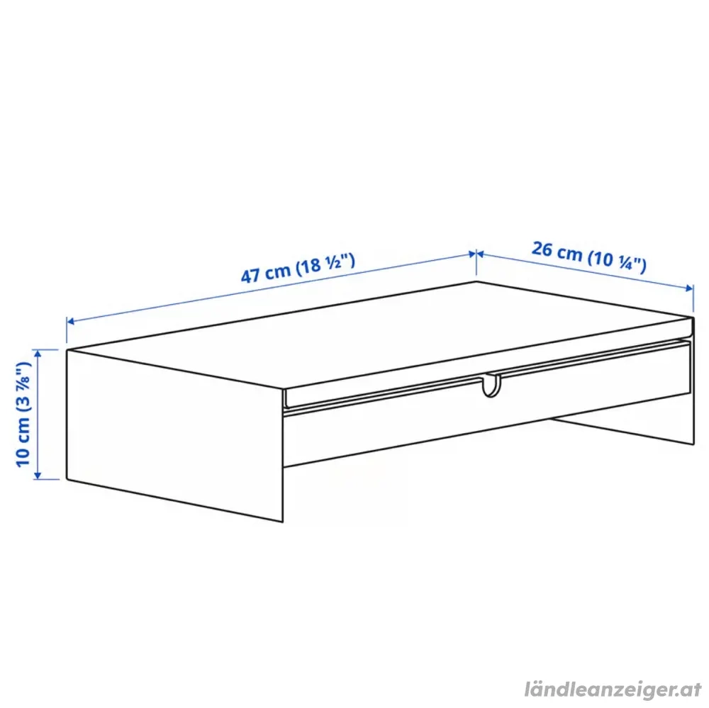 Bildschirmerhöhung - Schreibtischorganizer
