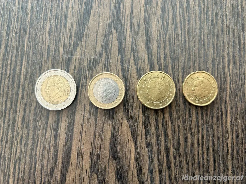 Konvolut Belgien Euro Umlaufmünzen