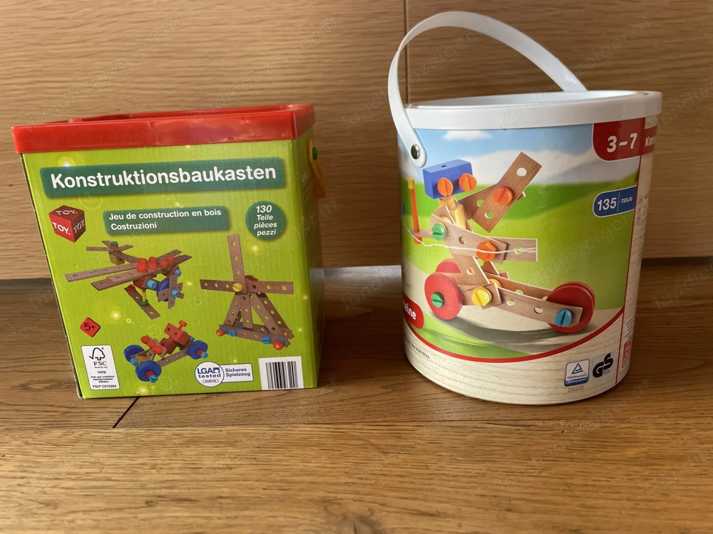 Zwei Konstruktionsbaukästen  für 3 - 7 Jahre
