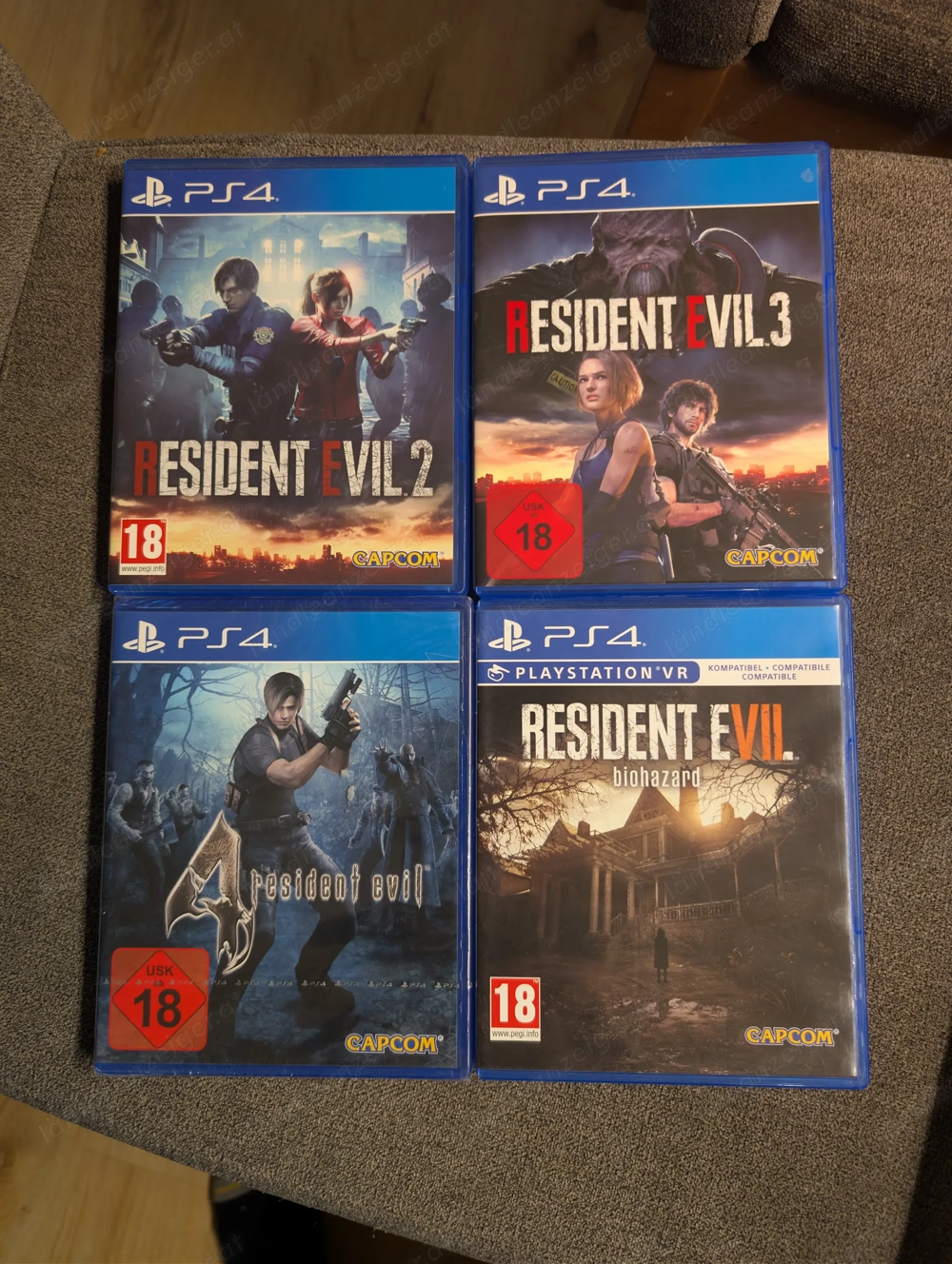 Resident Evil Sammlung PS4 uncat
